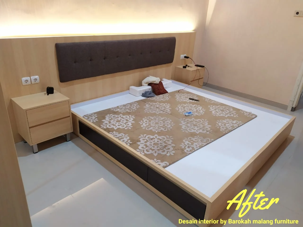 Hasil akhir perombakan interior kediaman Bpk. Agus