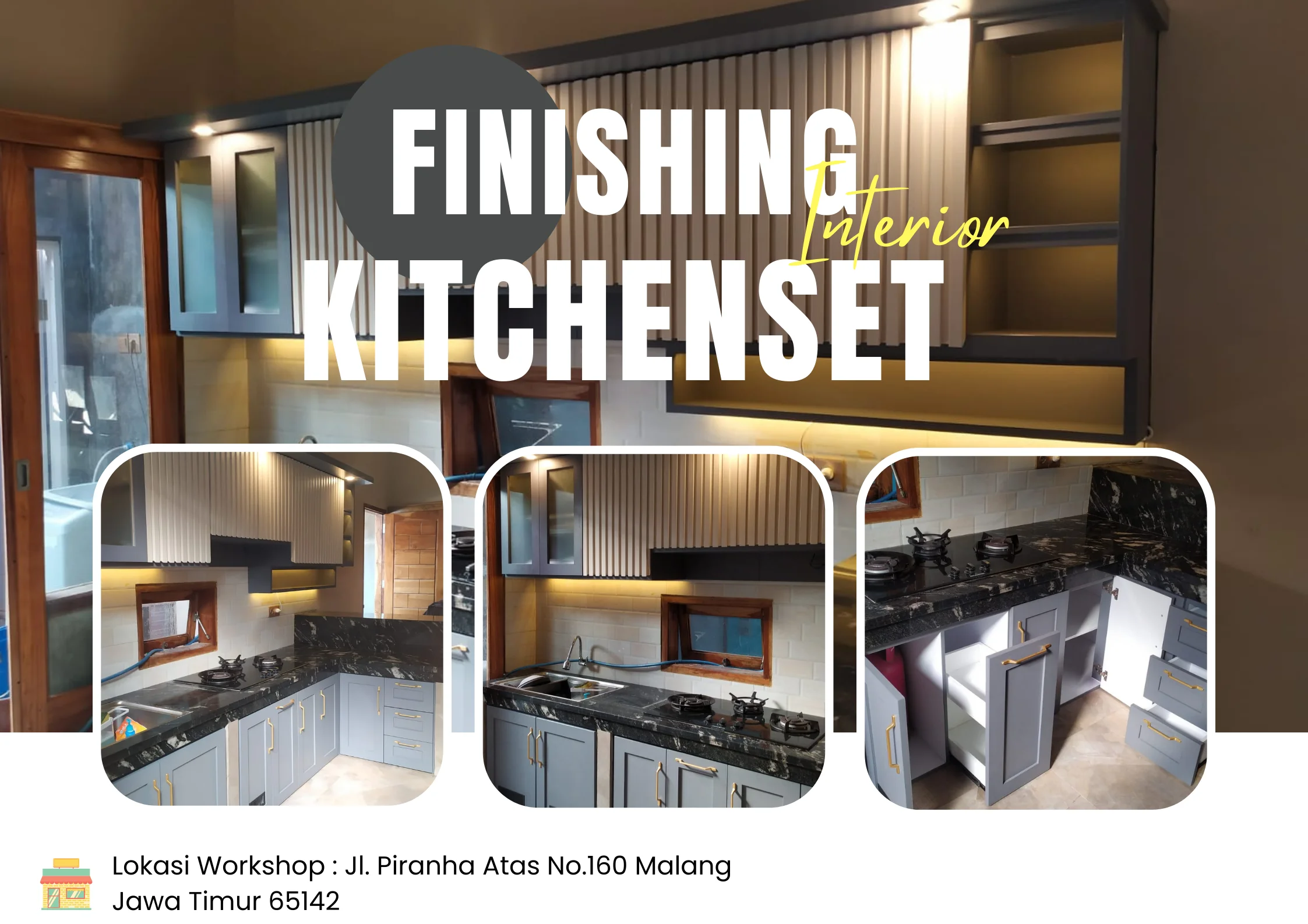 FINISHING INTERIOR DAPUR IBU ANIS